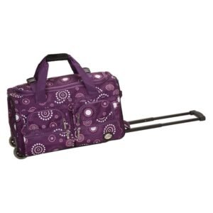 Voyage 22 in. Rolling Duffle Bag, Purplepearl
