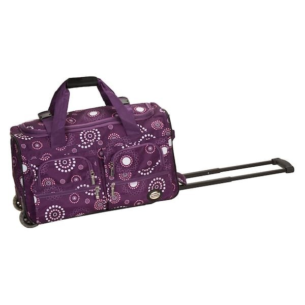Voyage 22 in. Rolling Duffle Bag, Purplepearl