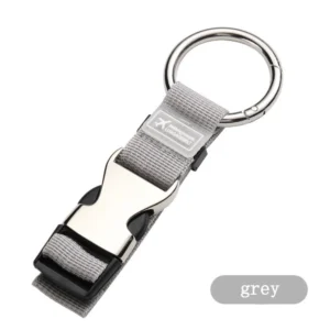 Portable Suitcase Belts with Buckle Grey